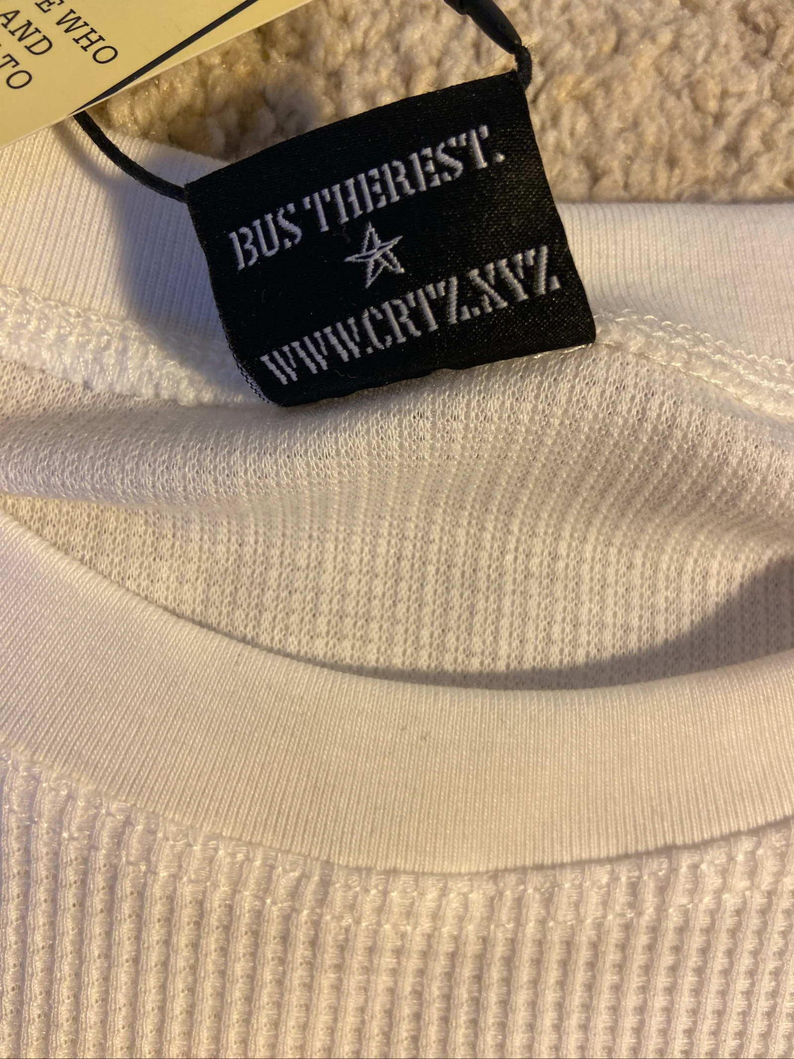 Camiseta Corteiz blanca de manga larga – photo 6